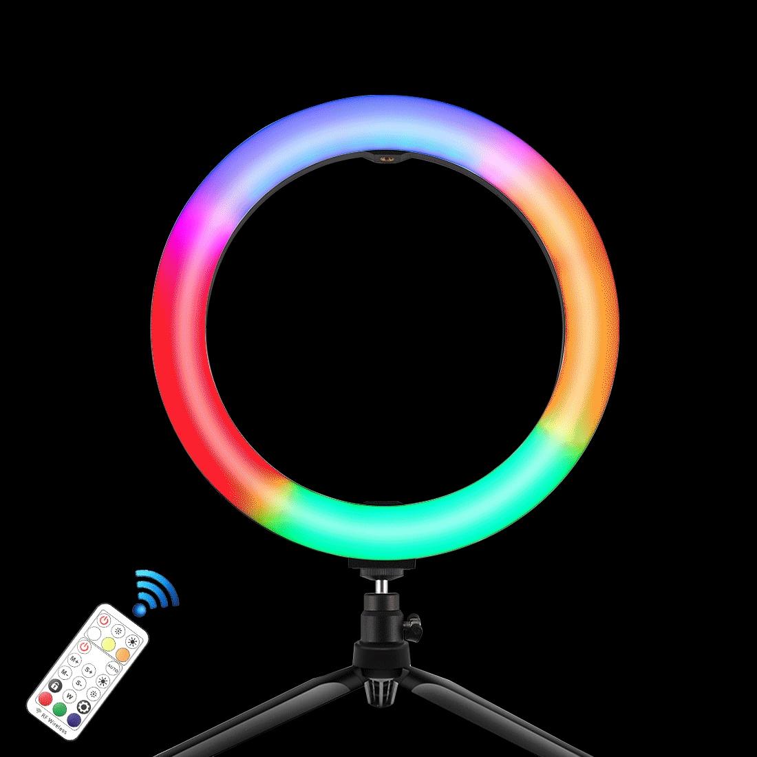 10.2 Marquee Led Beauty Light With Tripod And Remote - Dual-Colour Ring Light For Vlogging And Photography-1915196724595527689