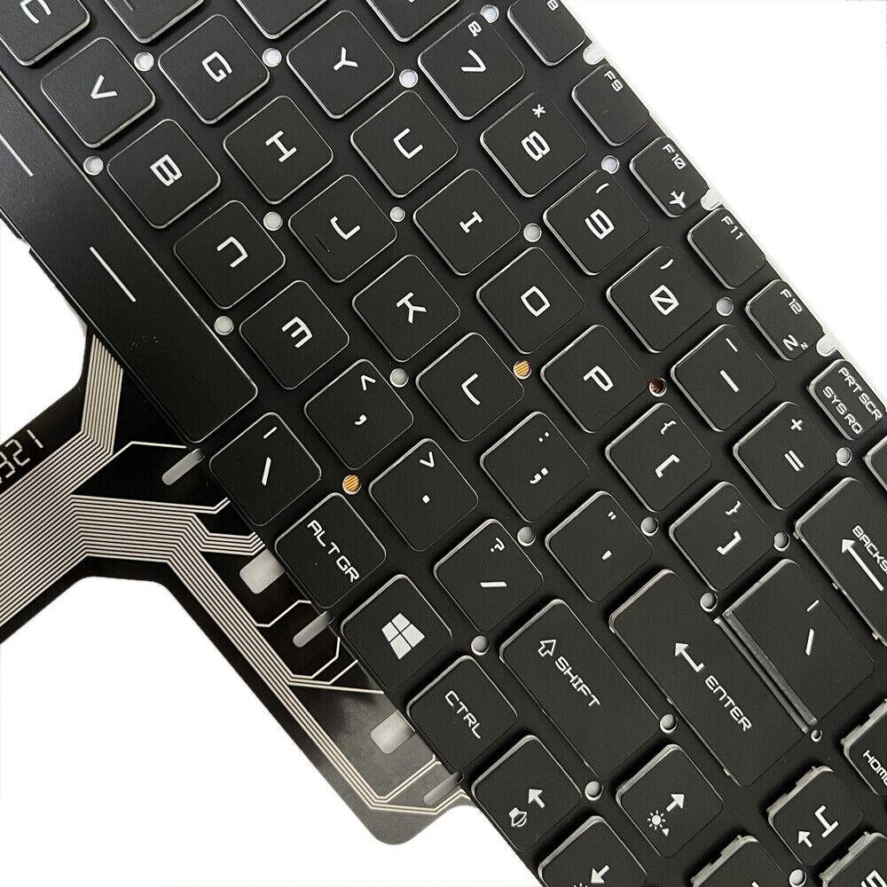 Backlit Laptop Keyboard For Msi Steel Series - Us Version-1915197424389984259