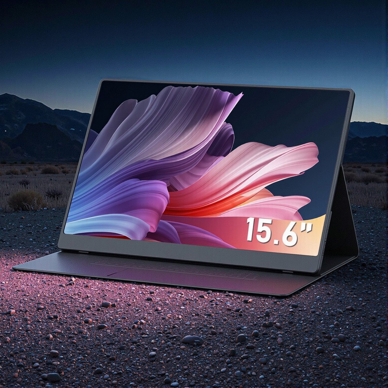 Devanti 15.6 Inch Portable Monitor FHD 1080P IPS USB-C HDMI Gaming Laptop Screen