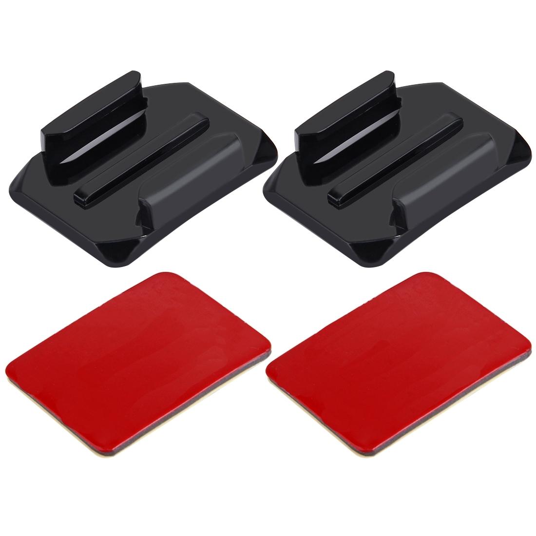 2 Curved Surface Mounts + Adhesive Stickers For Action Cameras - Jaws Flex Clamp Mount-1915198012053917703
