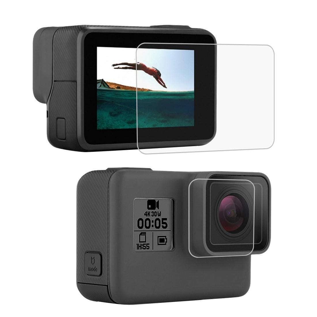 Tempered Glass Screen Protector For Gopro Hero7 / 6 / 5 - Hd Clarity-1915197938586488838