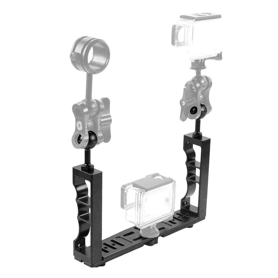 Adjustable Dual Handheld Lamp Arm For Action Cameras-1915198435955445766