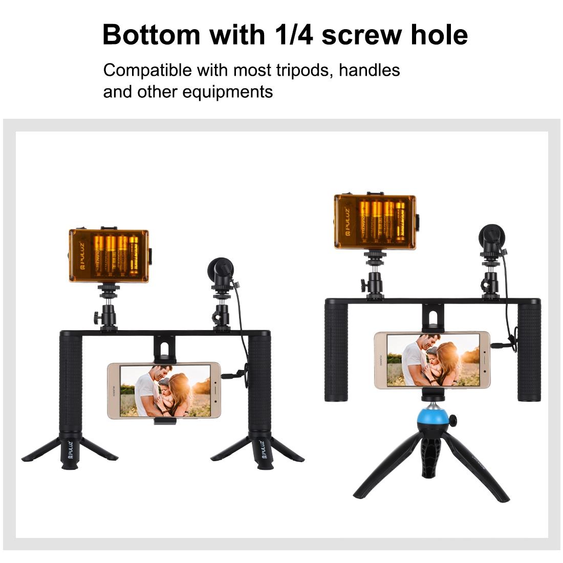 Smartphone Video Rig For Vlogging And Filmmaking - Stabilizer For Iphone Galaxy Huawei Xiaomi Htc Lg Google And More-1915197292261019653