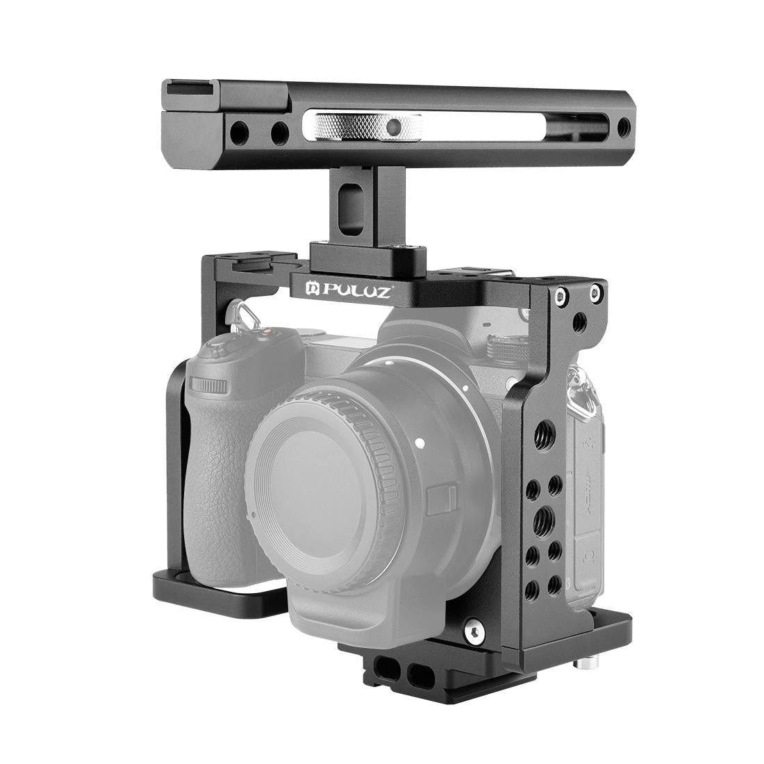 Filmmaking Rig With Handle For Nikon Z6 / Z7 - Black Cage-1915196495943045129