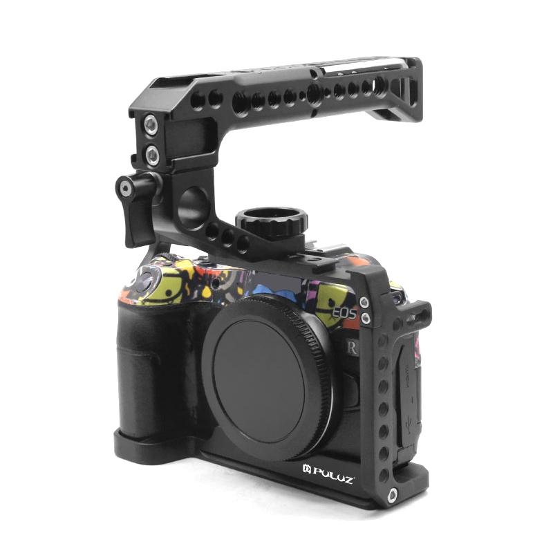 Metal Camera Cage For Canon Eos-Rp Stabilizer Rig - Black-1943465052837384197