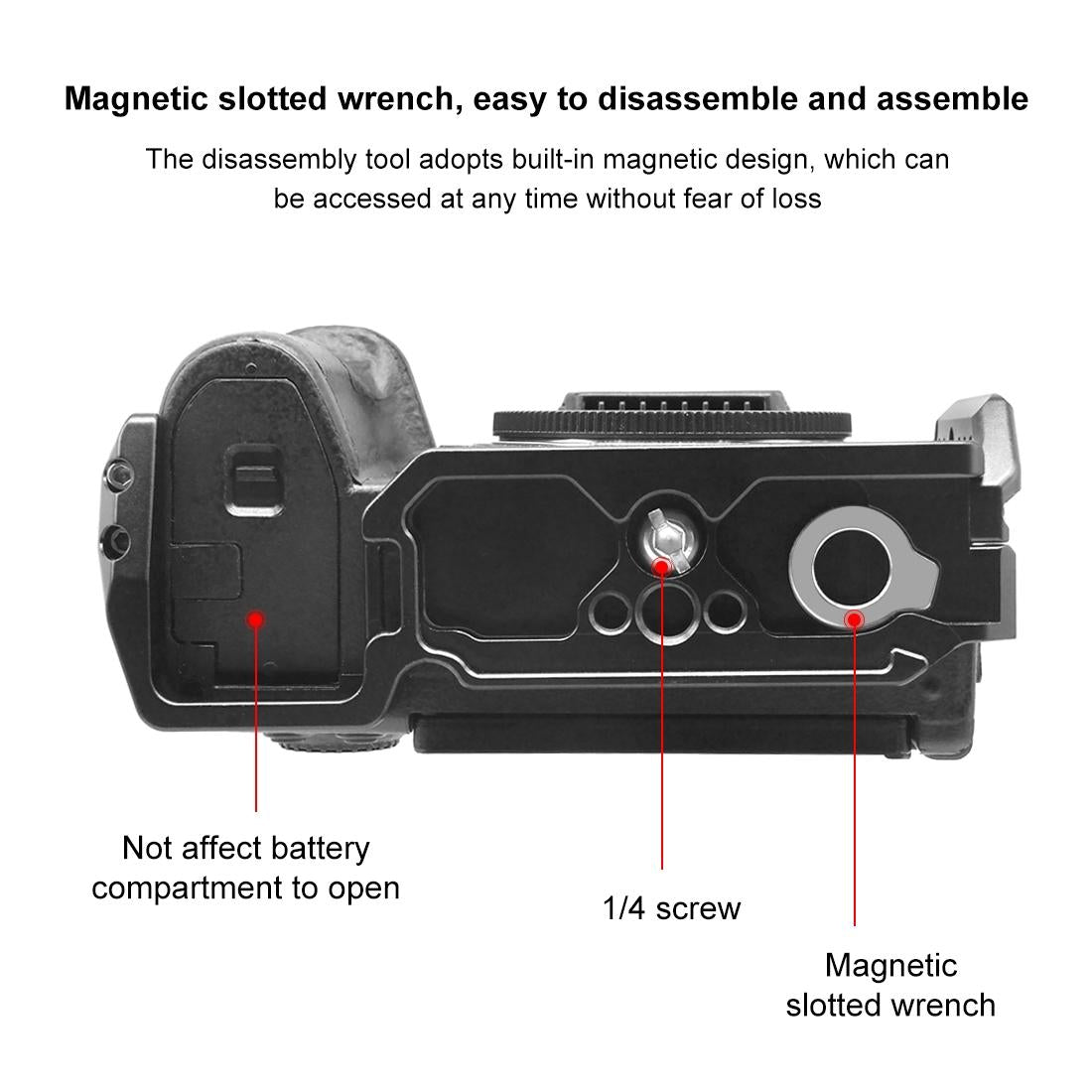 Panasonic Lumix S5 Ii Metal Camera Cage Stabilizer - Black-1915196776428736515