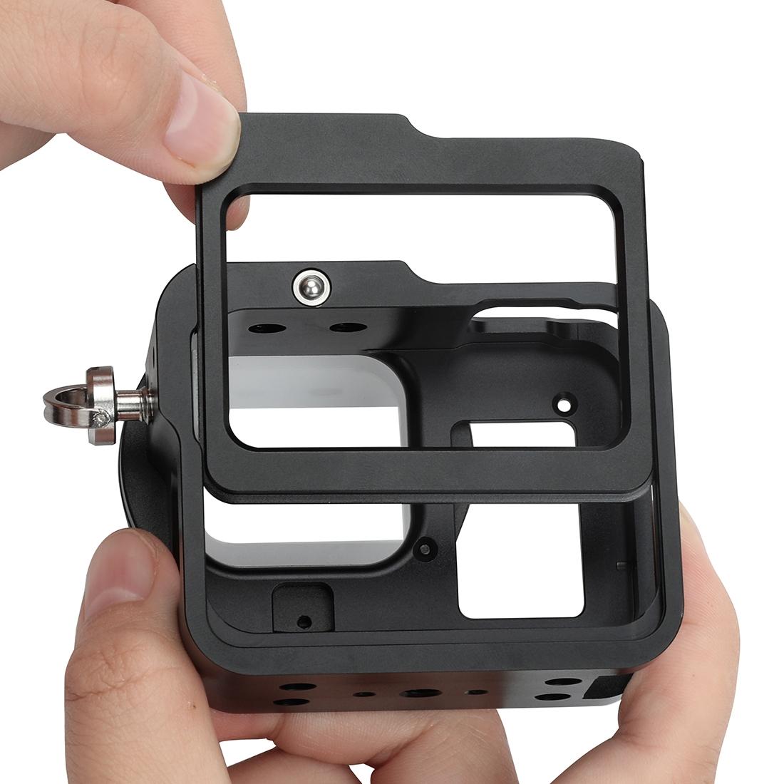 Aluminum Alloy Protective Cage With Insurance Frame And 52Mm Uv Lens For Gopro Hero8-1915196490440118276