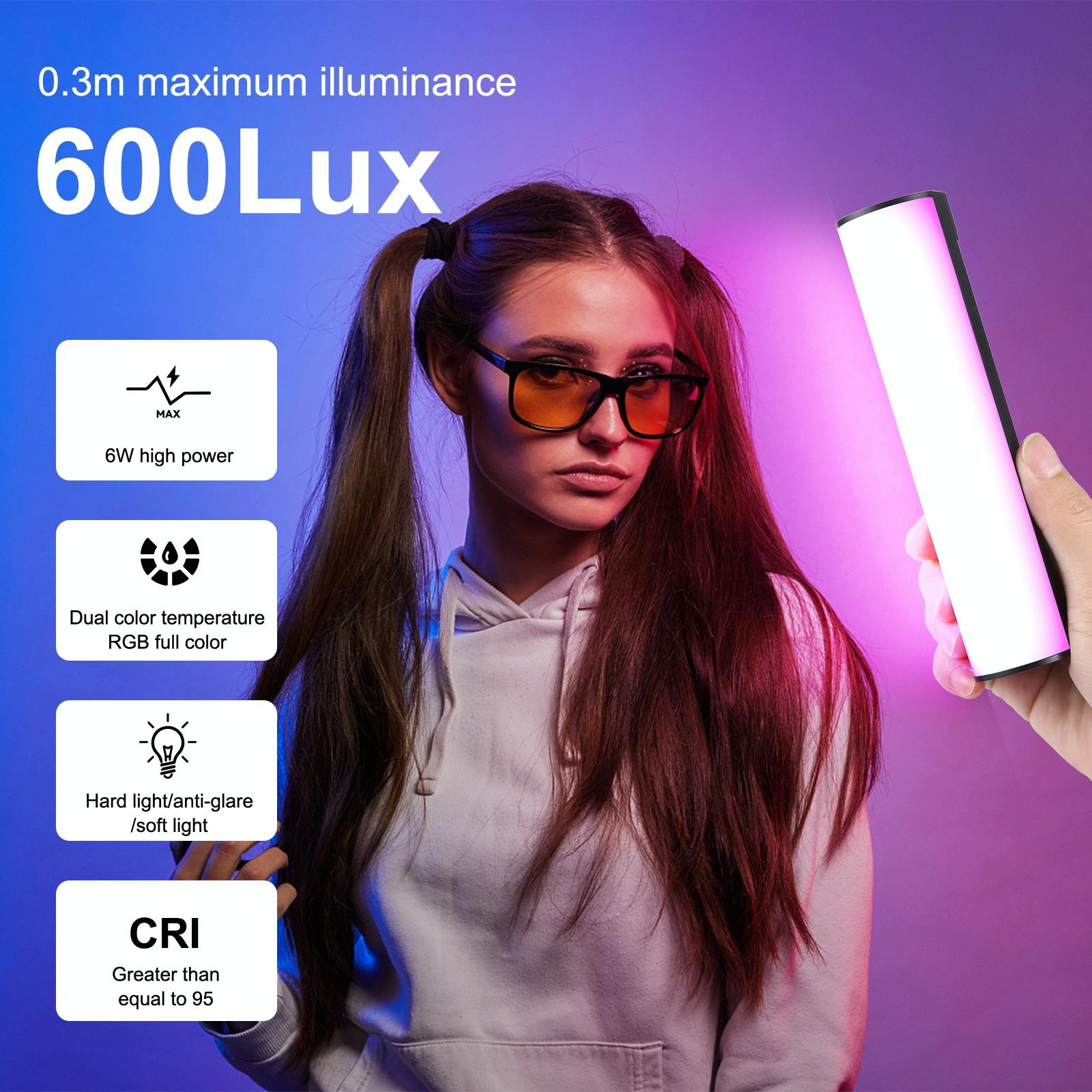 17Cm Handheld Rgb Magnetic Led Fill Light Stick - Full Colour-1915197300792233992