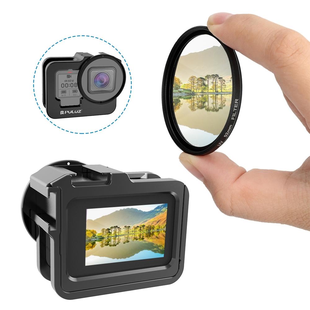 Thicken Housing Shell With Insurance Frame And Uv Lens For Gopro Hero-1922443389954035717