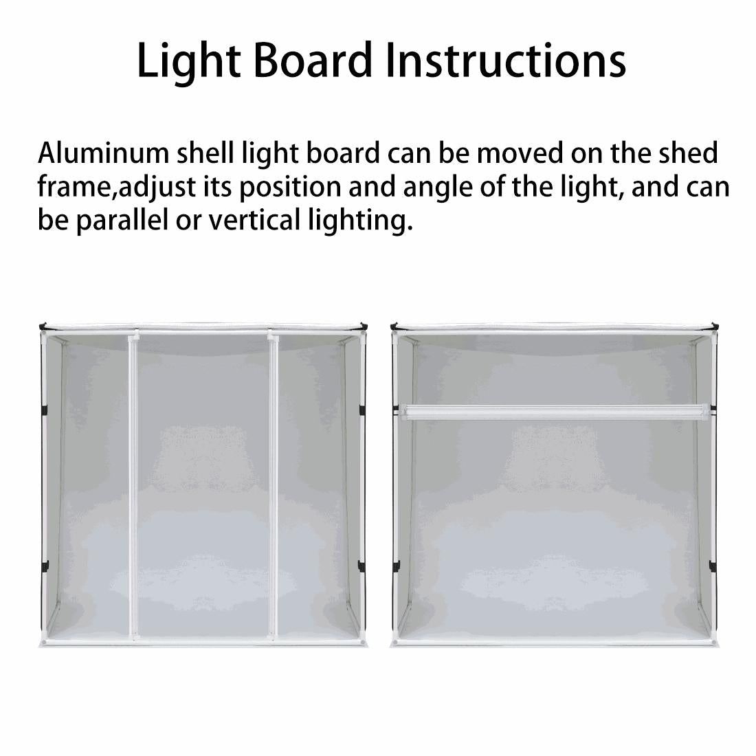 40W 4250Lm 78 Smd 5730 Led Light Panel For 80Cm Studio Tent - 5500K Aluminum Base-1915197702728192008