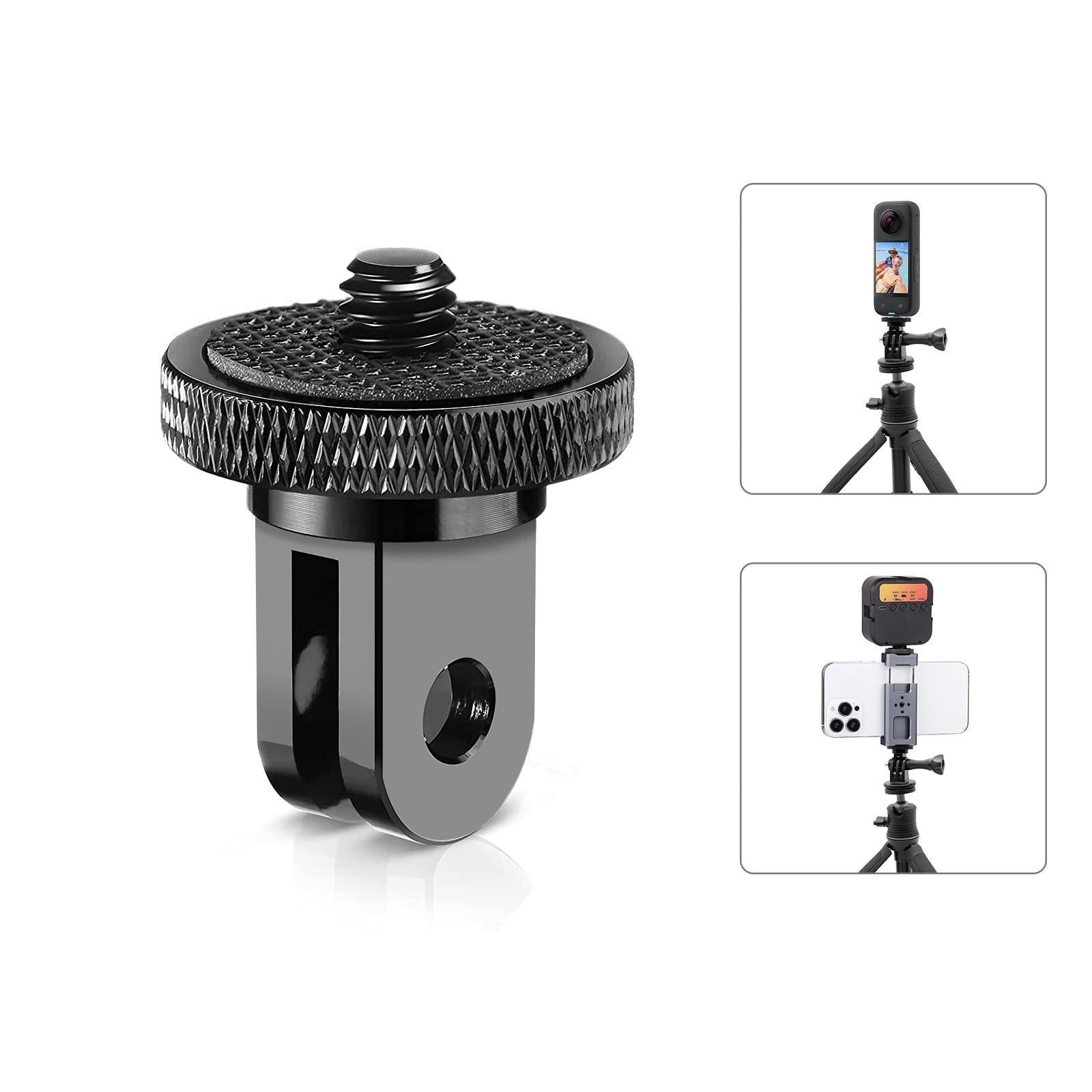Metal Tripod Mount For Action Cameras - 1 / 4 Screw-1915196762503647232