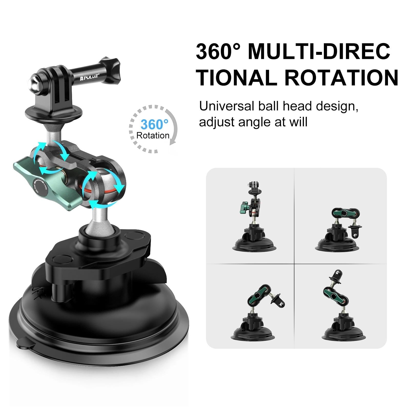 Aluminum Alloy Magic Arm With Strong Suction Cup-1915196489651589123