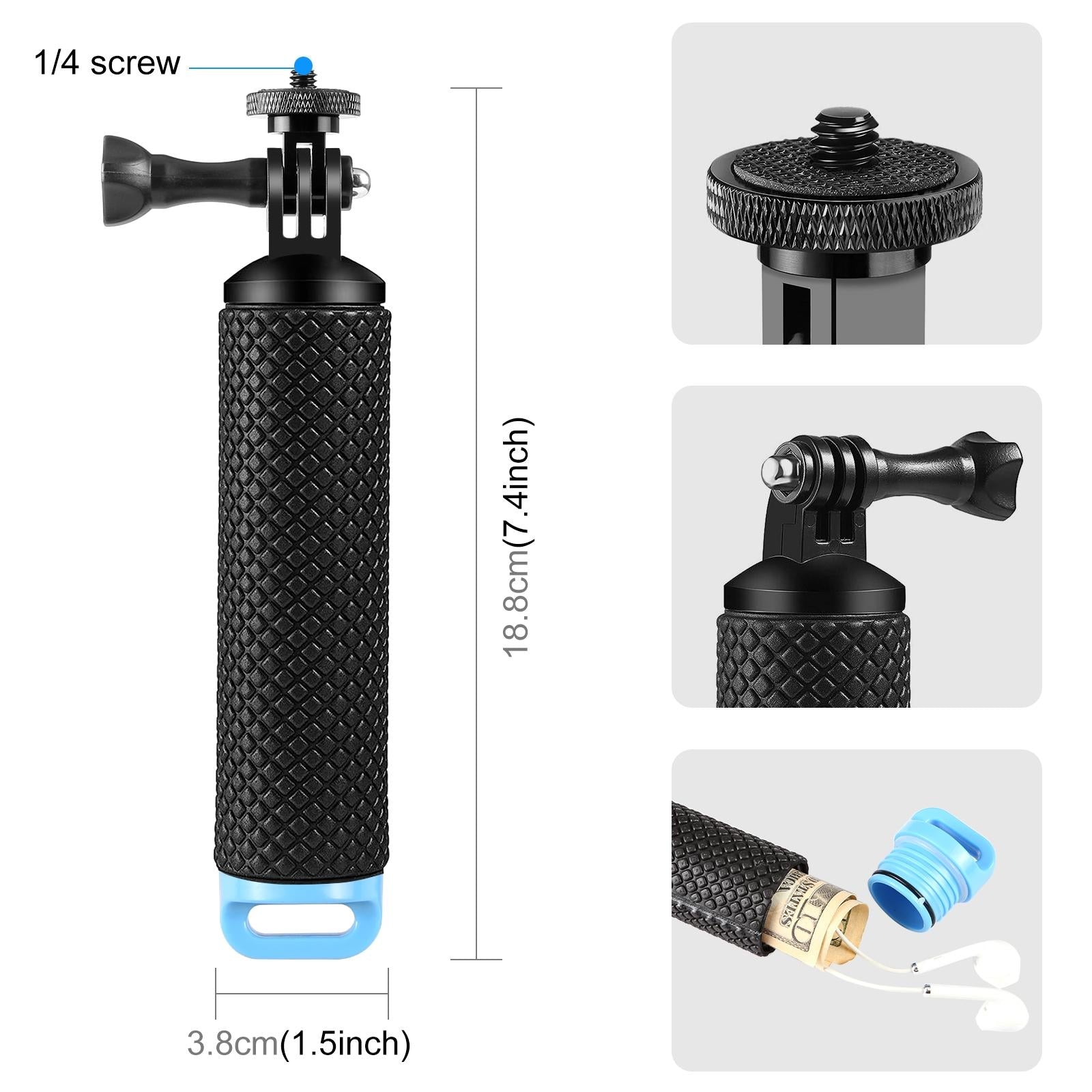Action Camera Floating Handle Grip-1922443410078306305