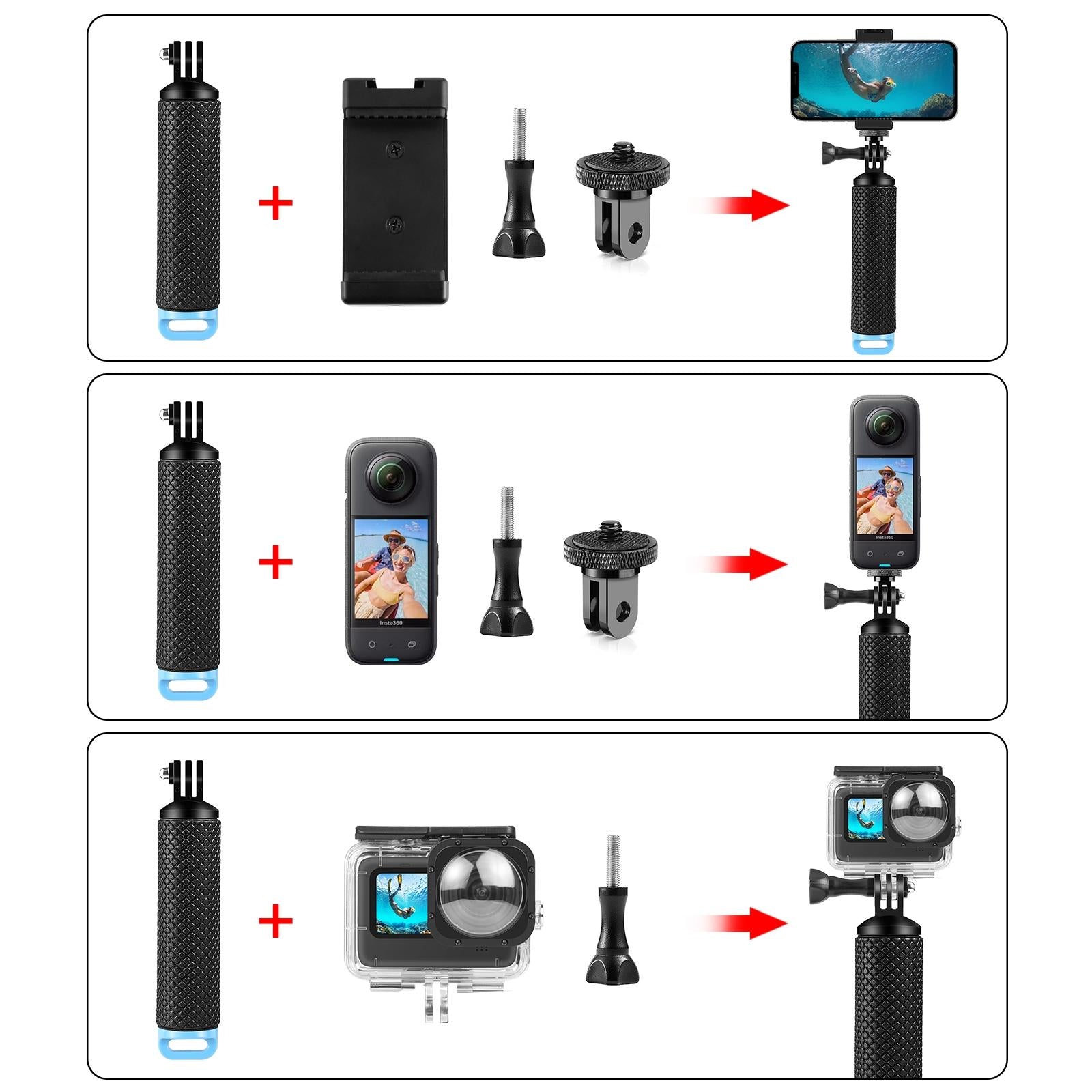 Action Camera Floating Handle Grip-1922443410078306308