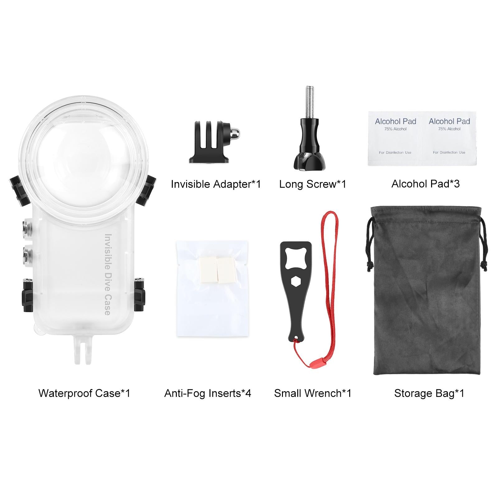 Waterproof Dive Case For Insta360 X3 - 50M Depth-1922443392789385223