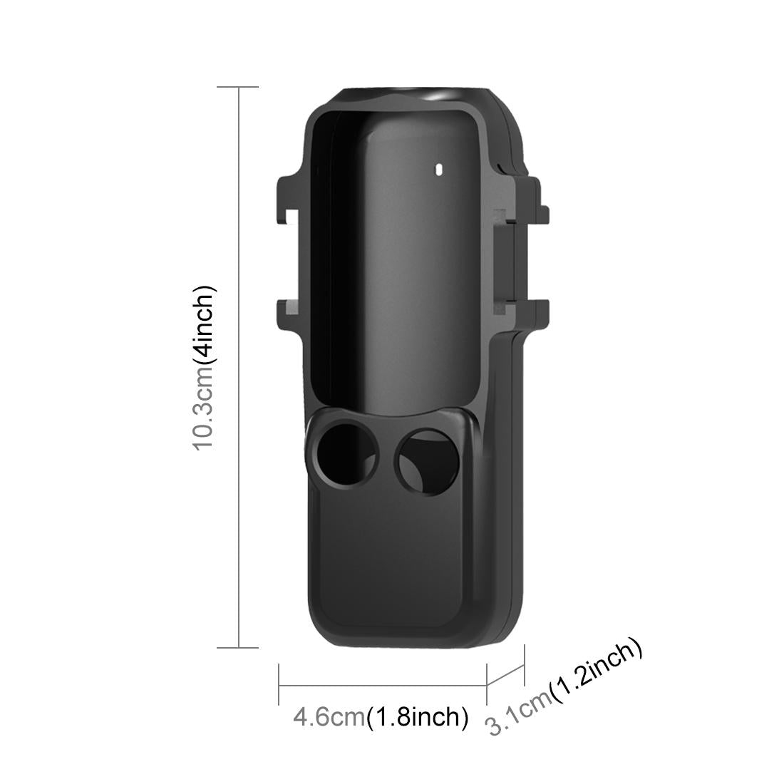 Dual Cold Shoe Adapter Bracket For Dji Pocket 3 Cage-1915196734259204100