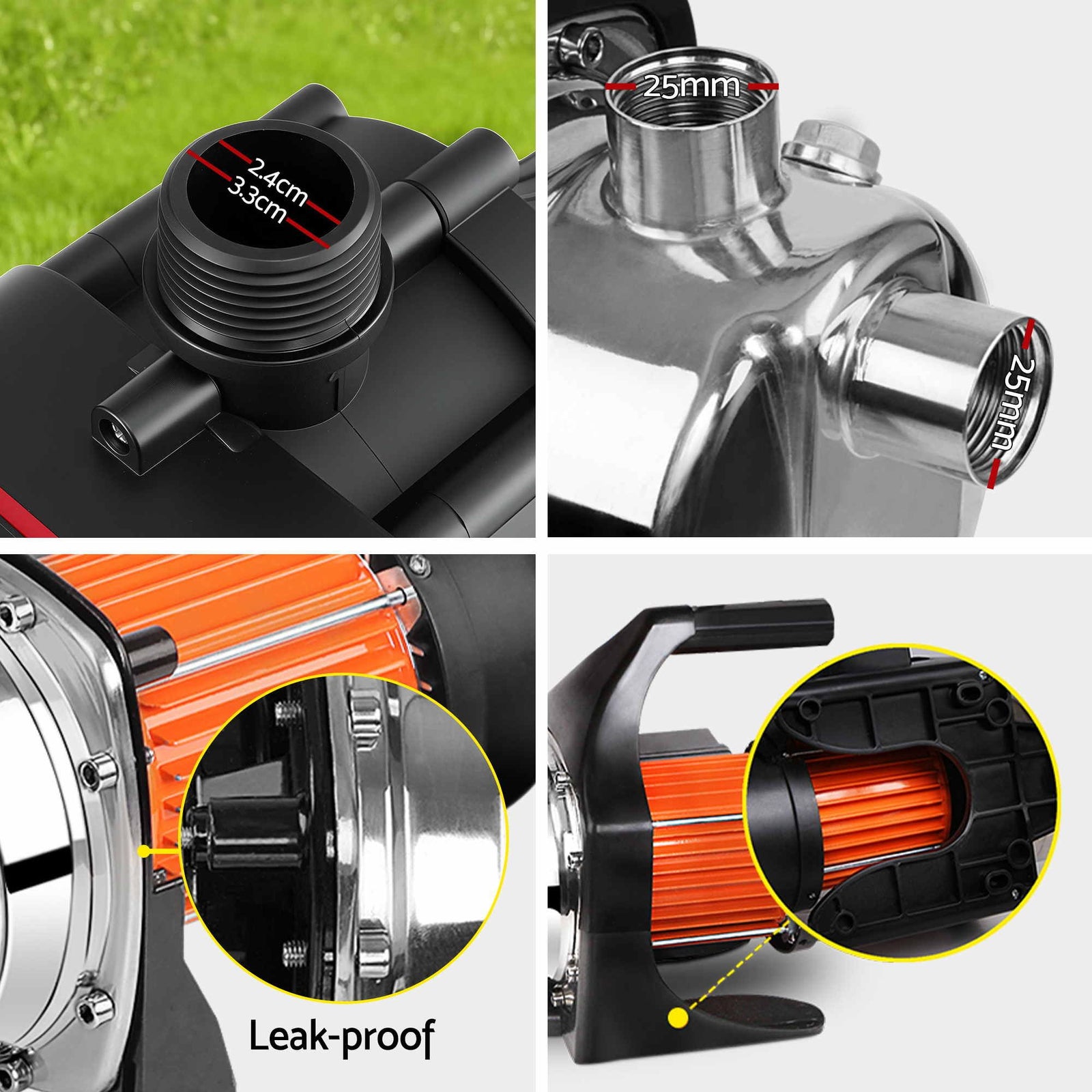 Giantz Garden Water Pump Auto Controller Tank Rain Farm Irrigation 1500W Max.