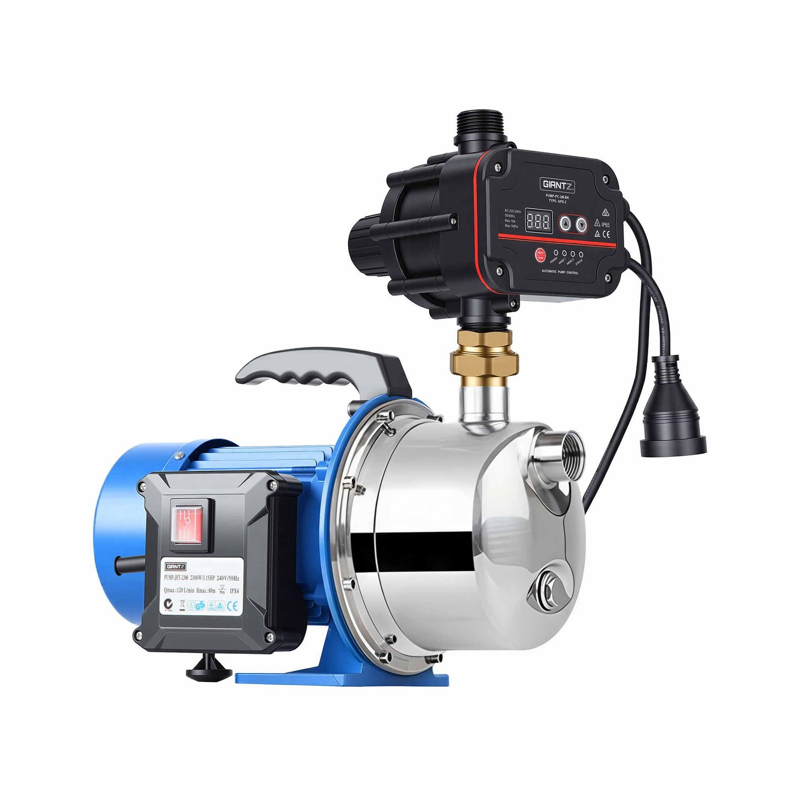 Giantz Garden Water Jet Pump Auto Controller 1100W Tank Rain Farm Irrigation