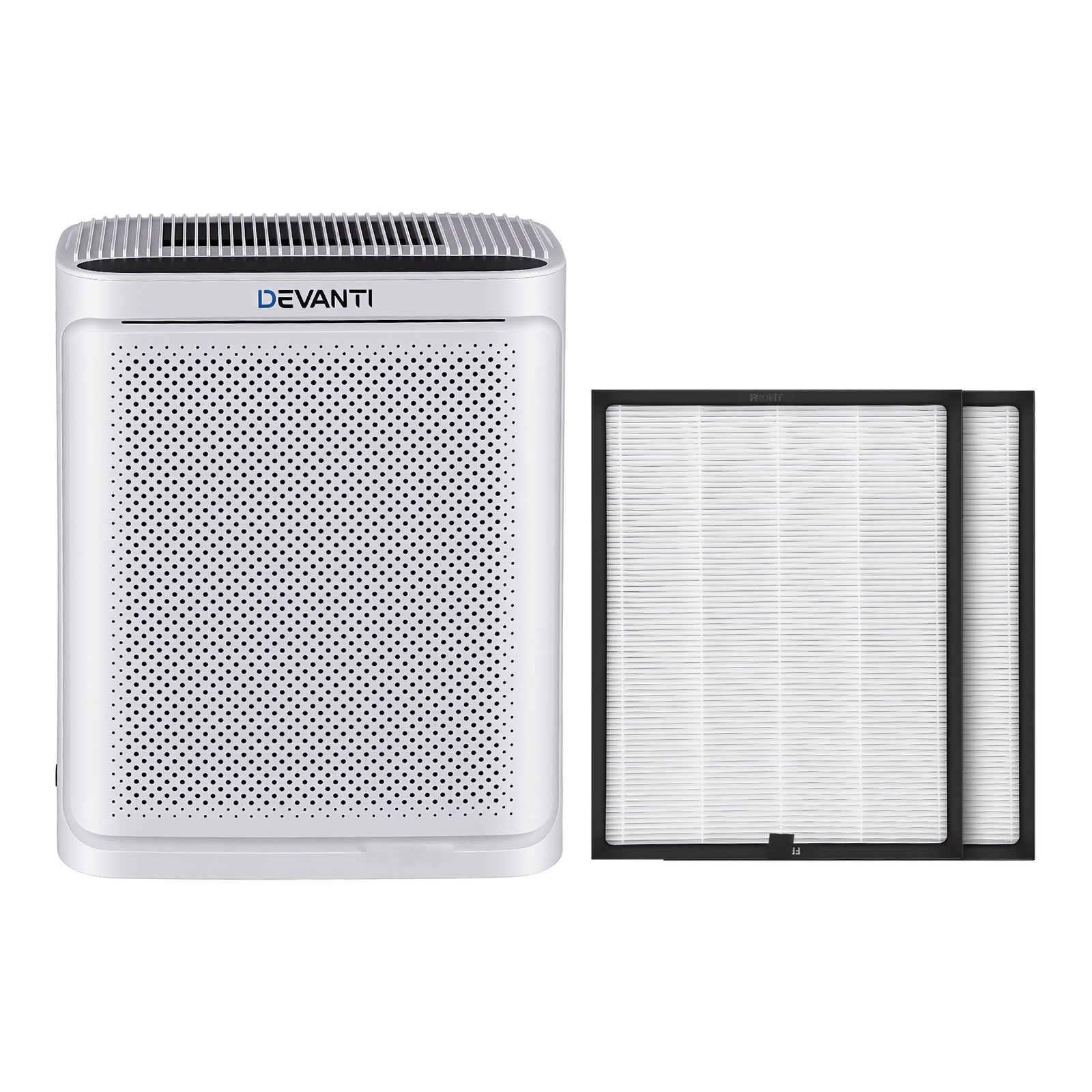 Devanti Air Purifier H12 HEPA Cleaner PM2.5 Display Spare Filter White