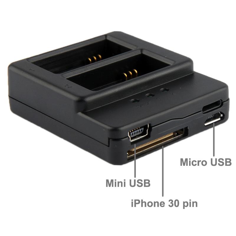 Gopro Hero 3 Battery Charger - Compatible With Ahdbt 301 / 302-1915197765676306435
