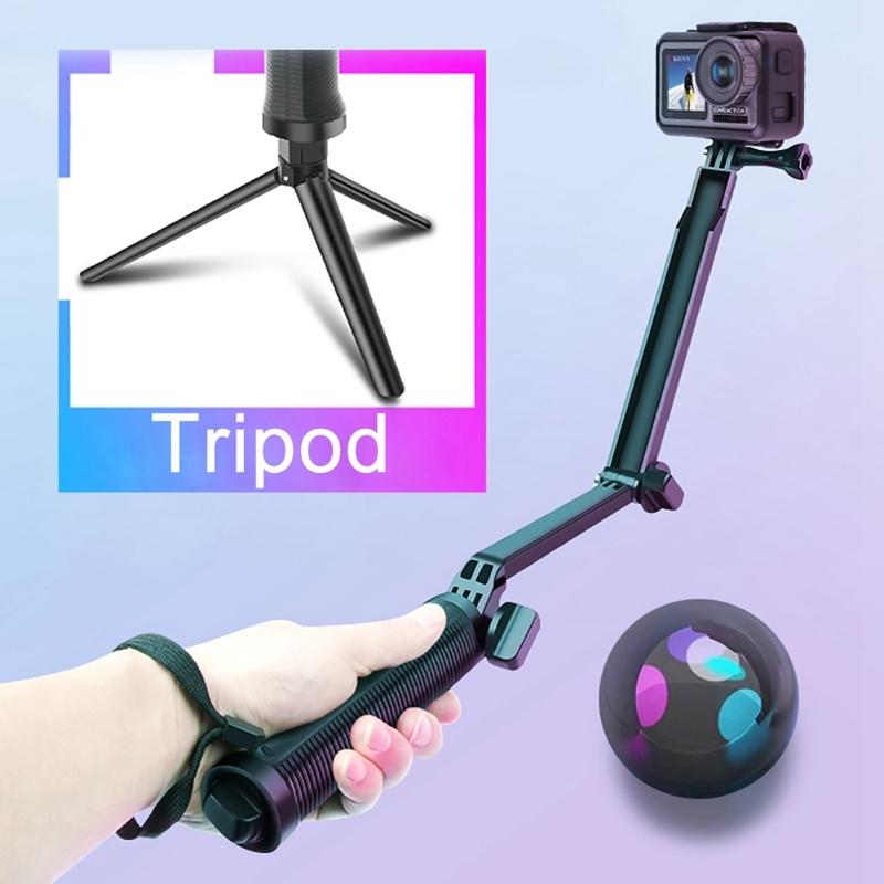 3-In-1 Monopod Tripod Selfie Stick For Gopro Hero12 - Portable And Versatile-1915197442903642115