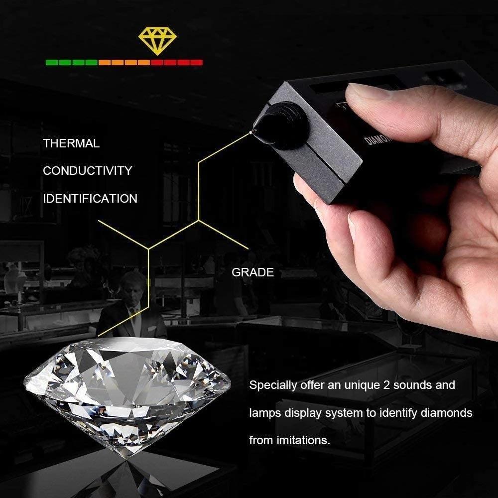 Led Diamond Selector With Battery Indicator - Black-1915197989165600775