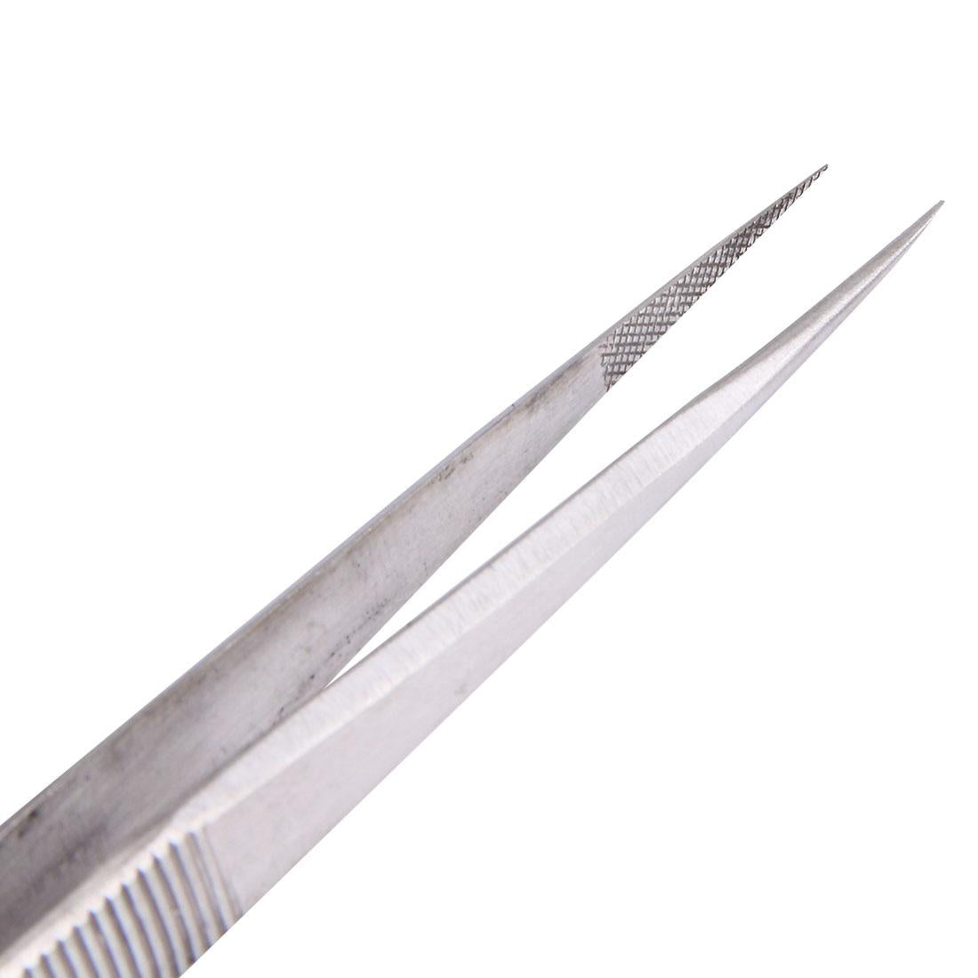 Stainless Steel Anti-Slip Tweezers - Non-Slip Grip-1915197274959515652