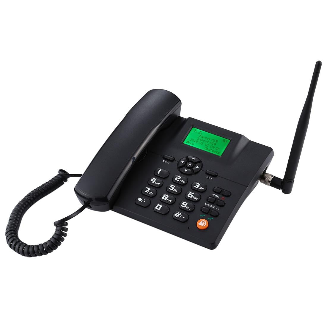 Zt600S Fixed Wireless Gsm Business Phone With 2.4 Tft Screen - Black-1915197637242523649