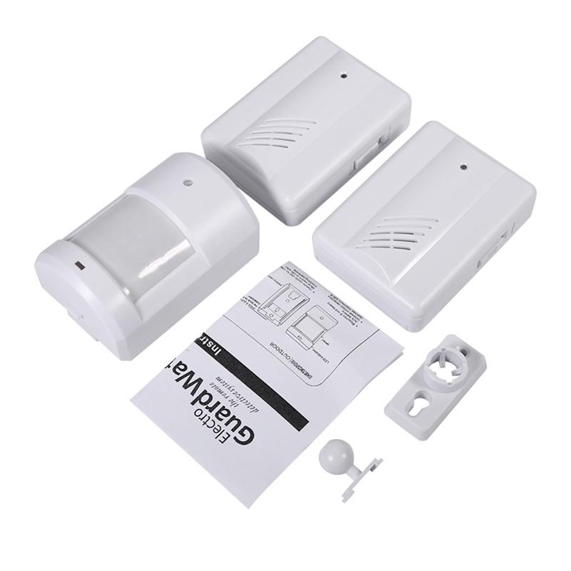Wireless Infrared Doorbell Alarm For Home / Office - 2 Sensors-1915197714916839428