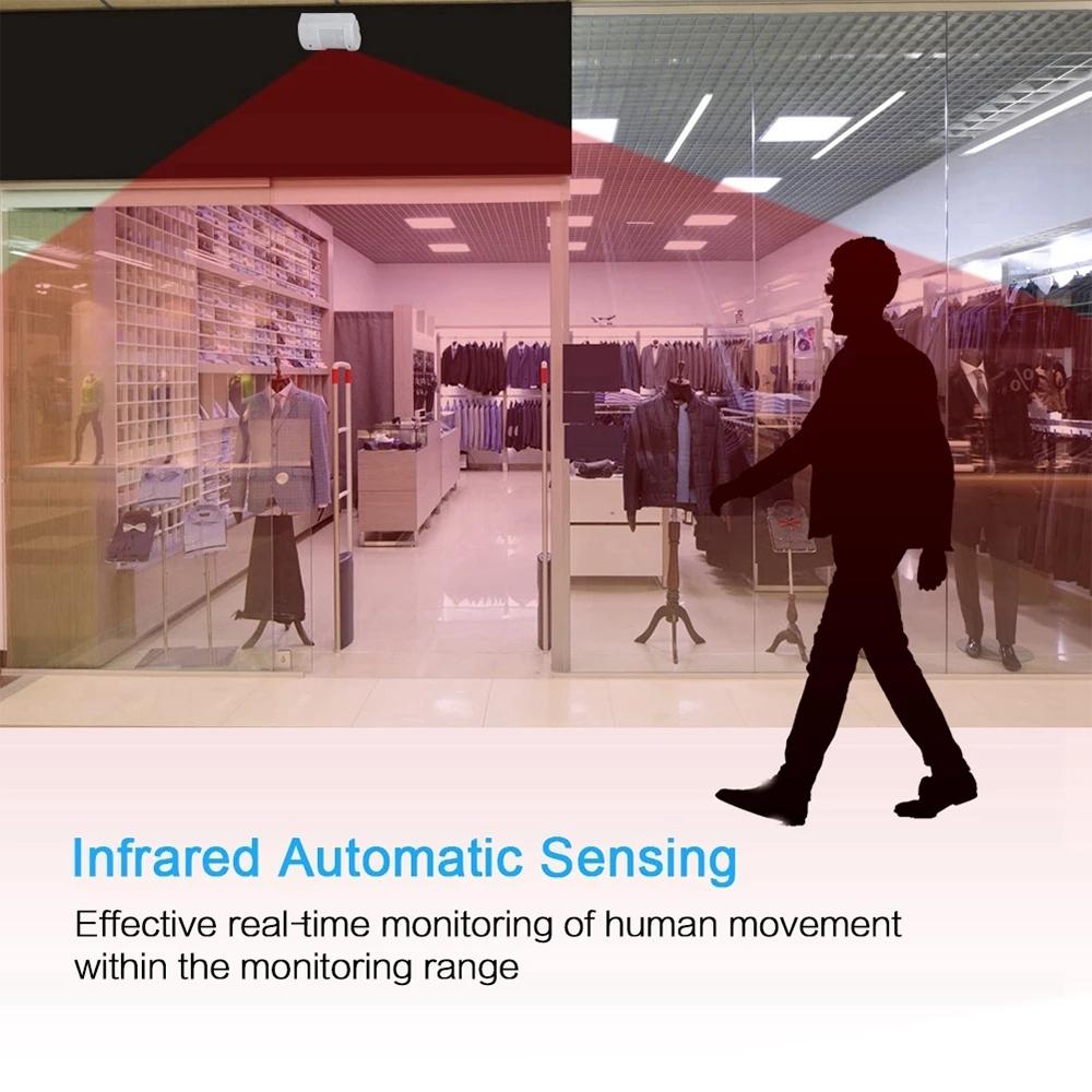 Wireless Doorbell With Electro Guard Ir Detection - White-1915196998269669384