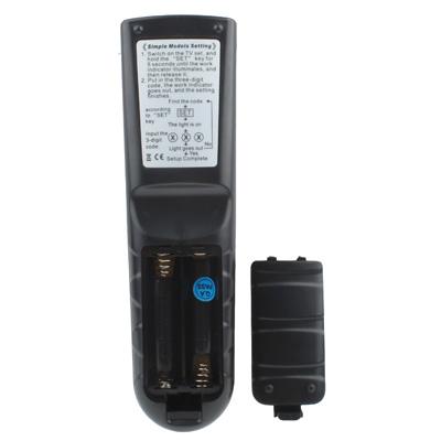 Black Universal Tv Remote Control - Rm-139Es-1915198367135305730