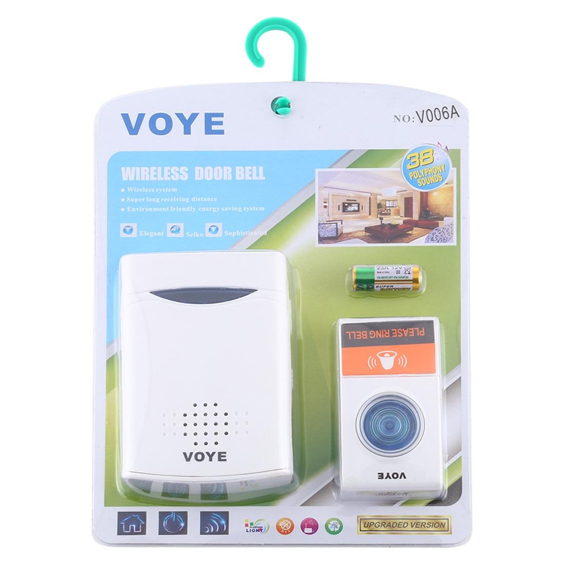 Wireless Doorbell With 38 Sounds And Remote Control-1915197257616068615