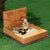 Keezi Kids Sandpit Wooden Sandbox Sand Pit with Cover Funnel Outdoor Toys 120cm