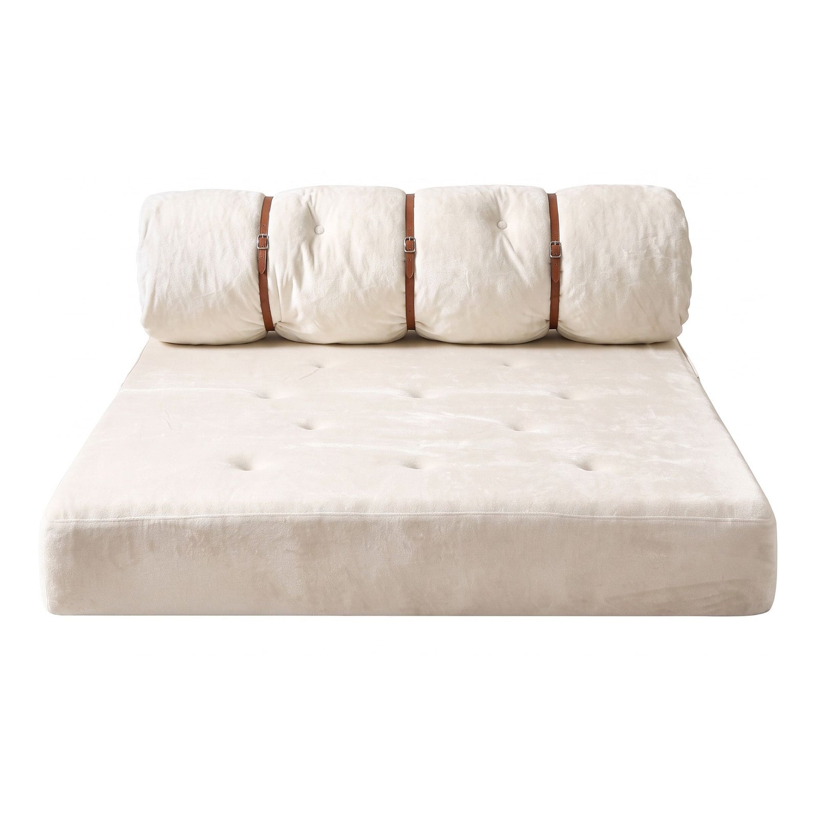 Artiss Convertible Sofa Bed Roll-Up Sleeper Chair Fold Out Couch Floor Lounge