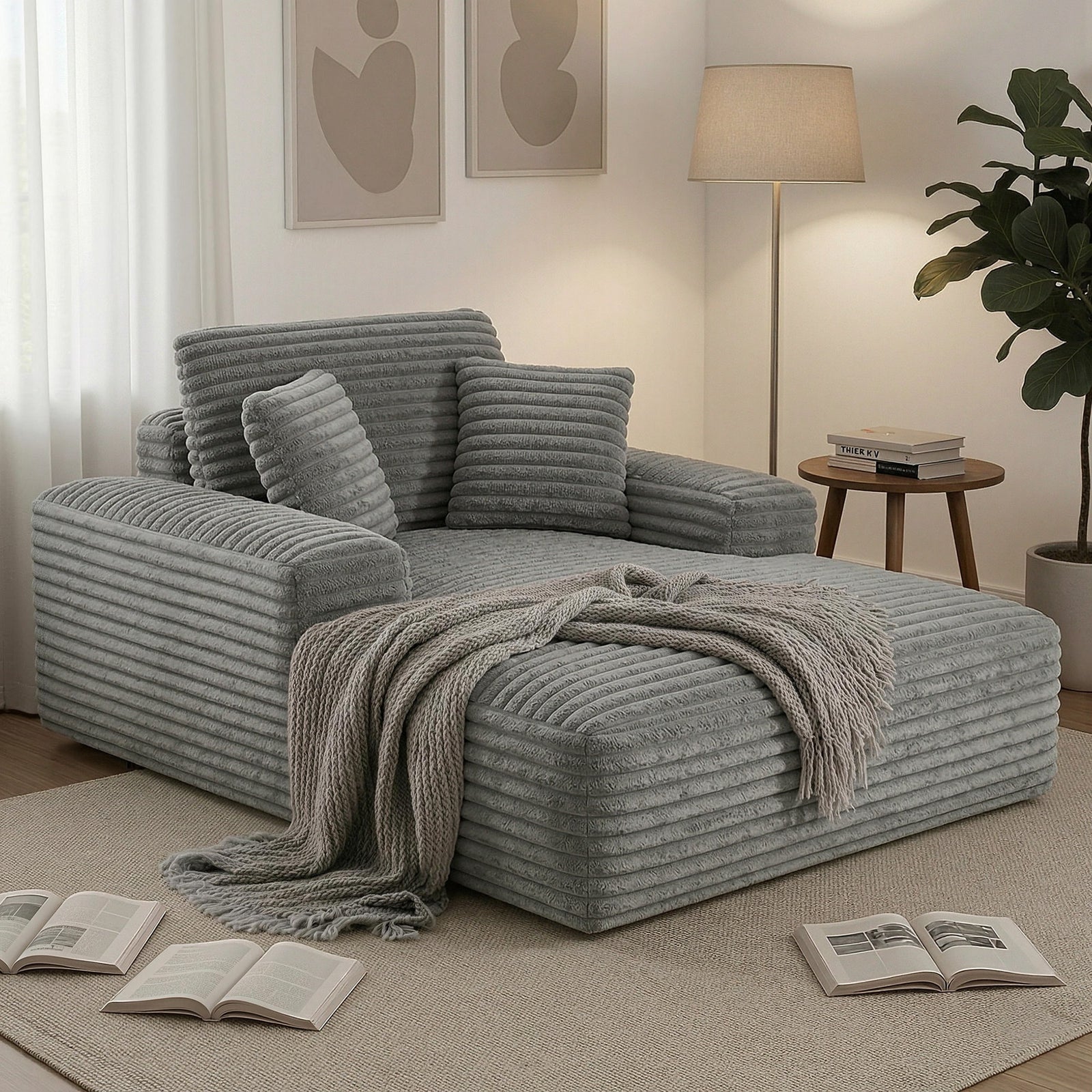 Artiss Sofa Bed Lounge Chair Recliner Couch Reading Chairs Sleeper Cloud Sofas