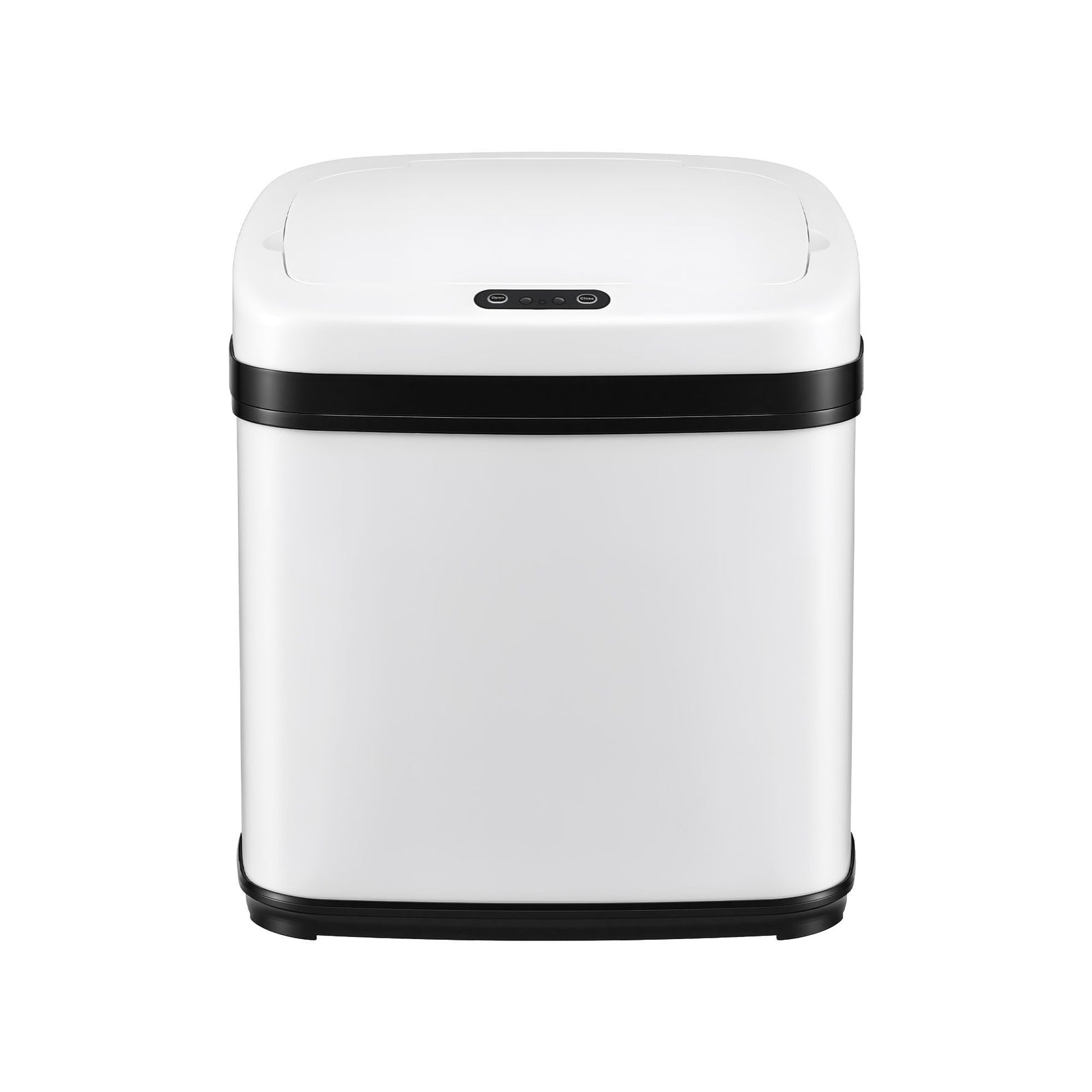 Devanti 15L Motion Sensor Bin Touchless Bins Soft-Close Rubbish Trash Can White