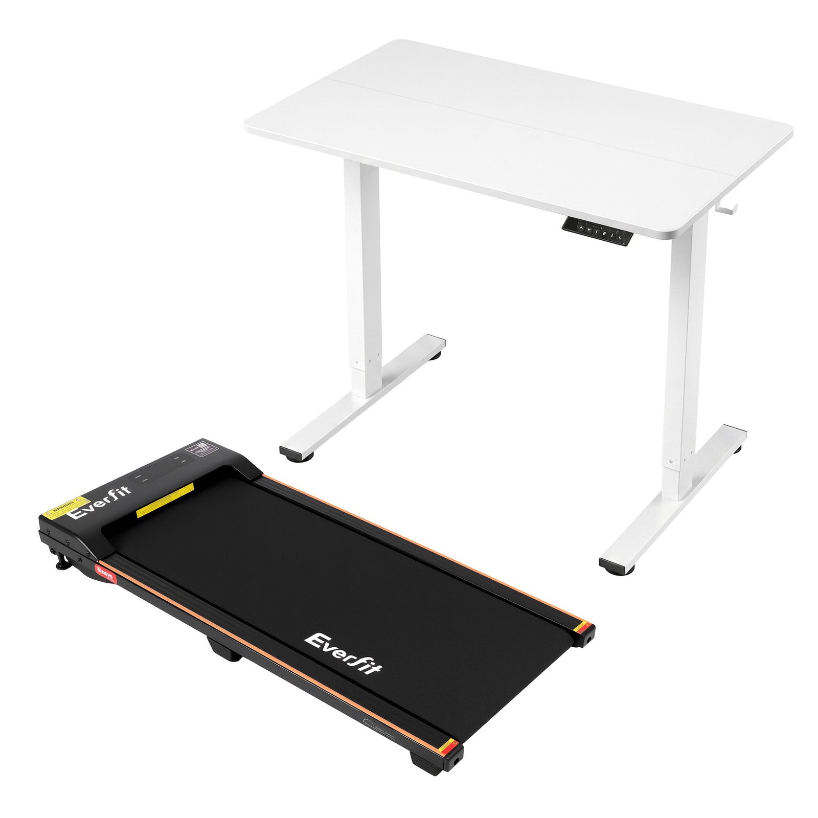 Artiss 100cm Standing Desk Treadmill Motorised Home Office White