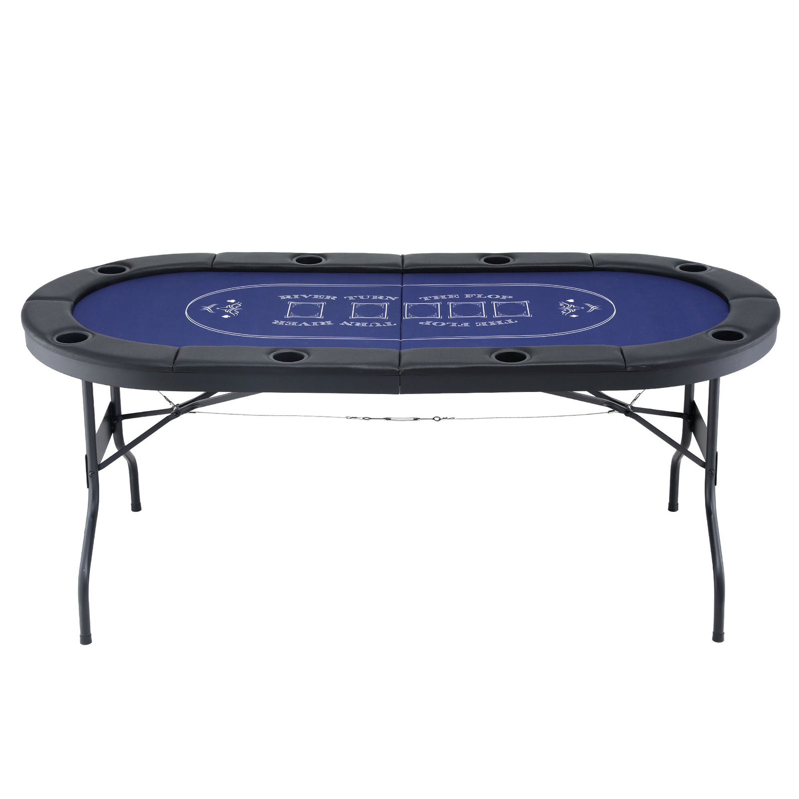 Poker Table Top Folding Poker Table 8 Player 183cm