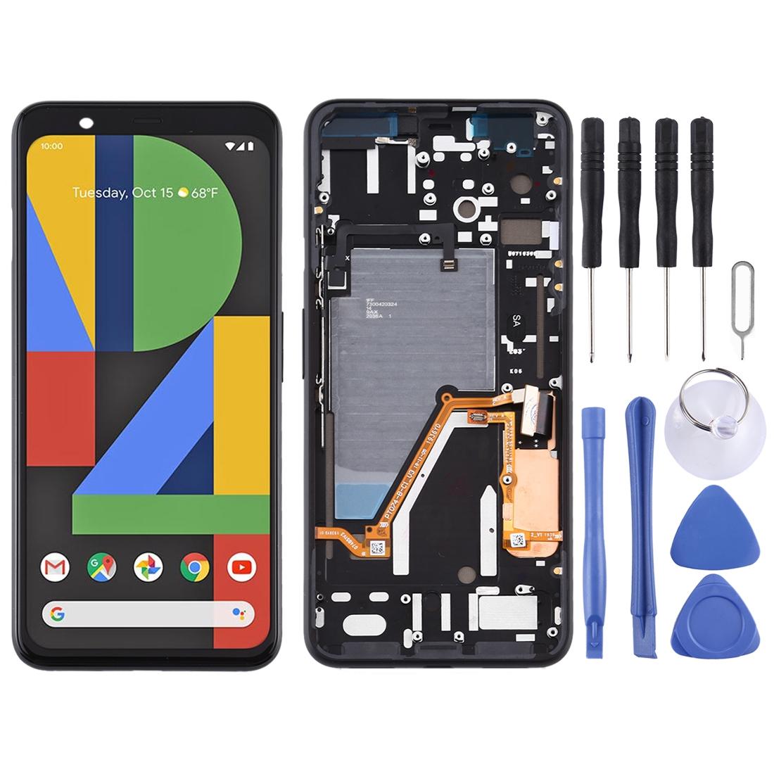 Full Assembly Lcd Screen With Frame For Google Pixel 4Xl-1922443471973650432