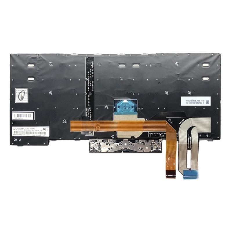 Lenovo Thinkpad E480 L480 L380 T480S Backlit Keyboard - Silver-1915196599672377346