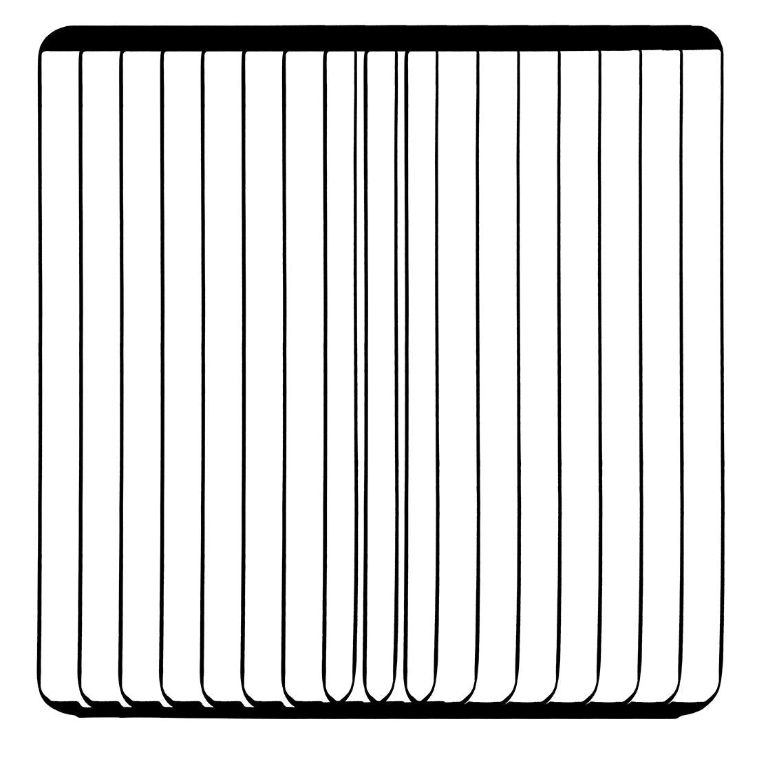 10-Pack Front Housing Adhesive For Samsung Galaxy A9 Star / A605 - Black-1915197599955161092