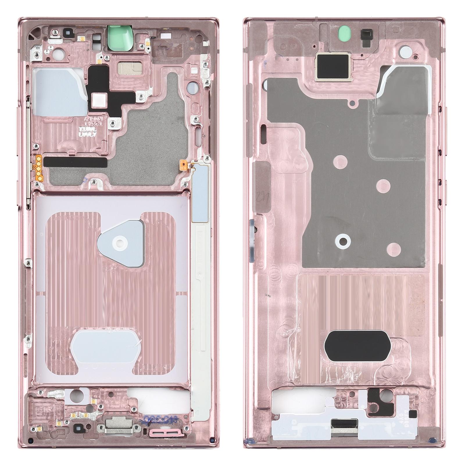 Middle Frame Bezel Plate For Samsung Galaxy Note20 Ultra With Parts-1915196539261816832