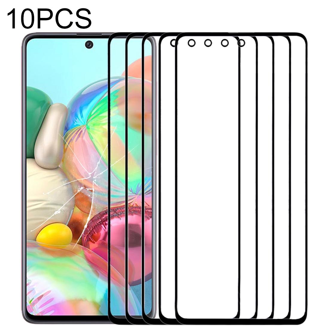 10-Pack Outer Glass Lens For Samsung Galaxy A71 - Front Screen-1915196668677066758