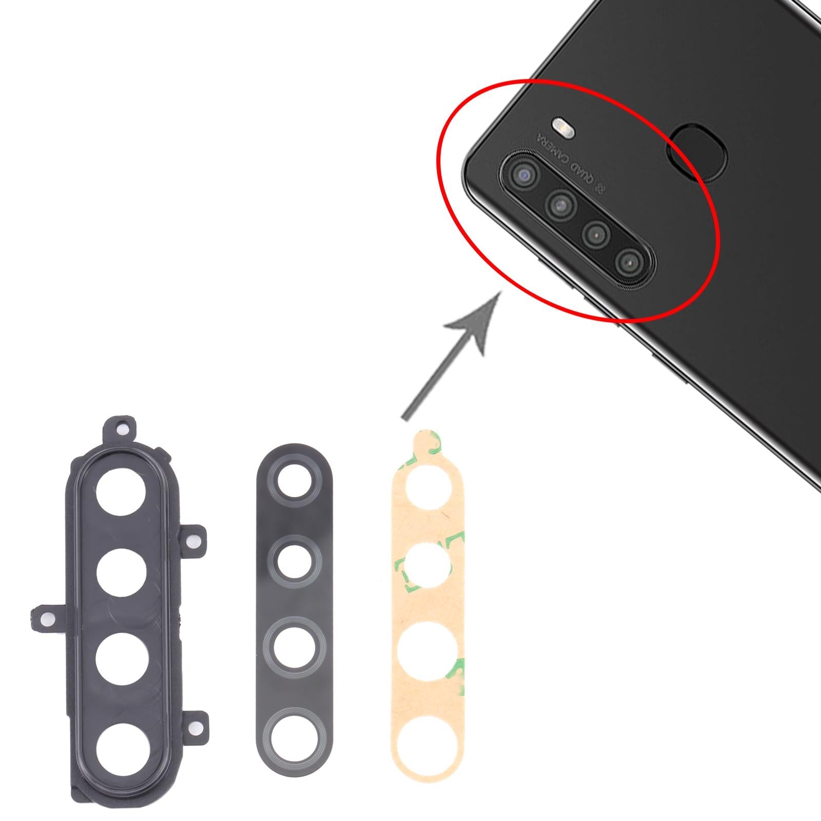 10-Pack Camera Lens Covers For Samsung Galaxy A21-1915196739204288515