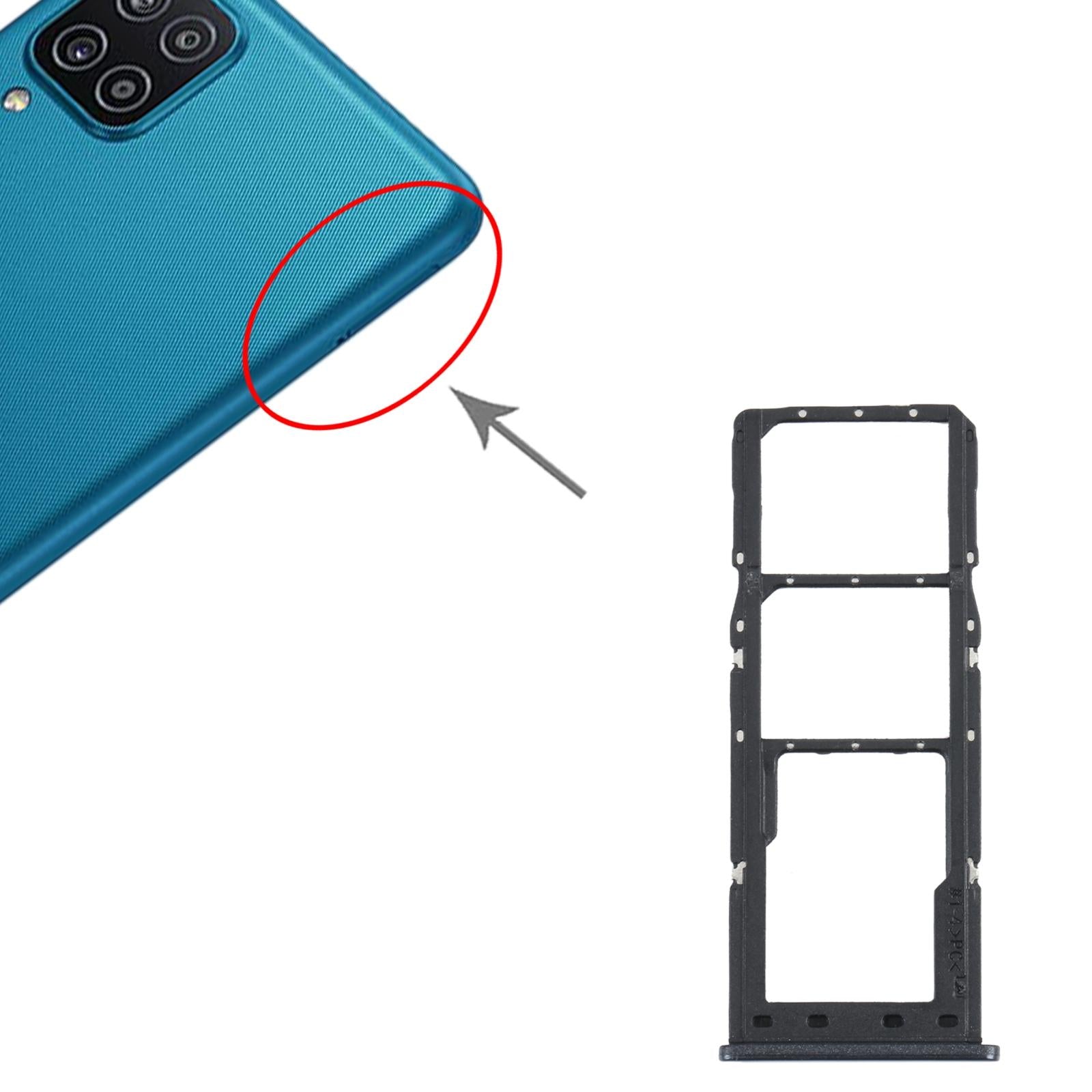 Micro Sd And Sim Card Tray For Samsung Galaxy M12 Sm-M127-1915196707294023683