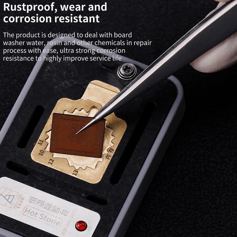 Extra Sharp Stainless Steel Pointed Tweezers By Qianli Ineezy Yx-1915197071728709639