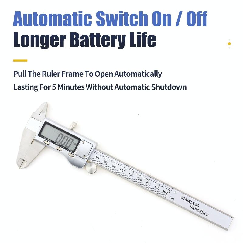 Digital Vernier Caliper - 0-150Mm Lcd Display-1915198110578118661