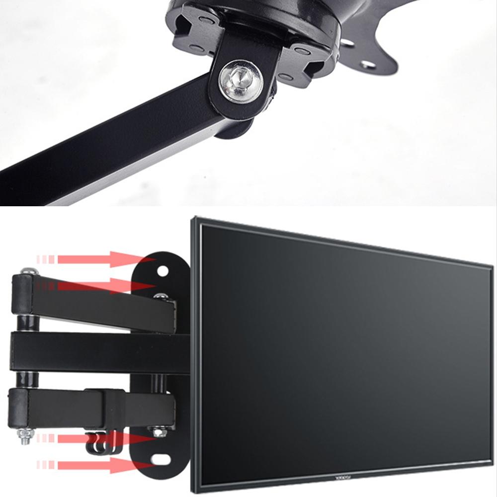 Universal Rotatable Retractable Monitor Wall Mount - 14-27 Inch-1964932257076613123