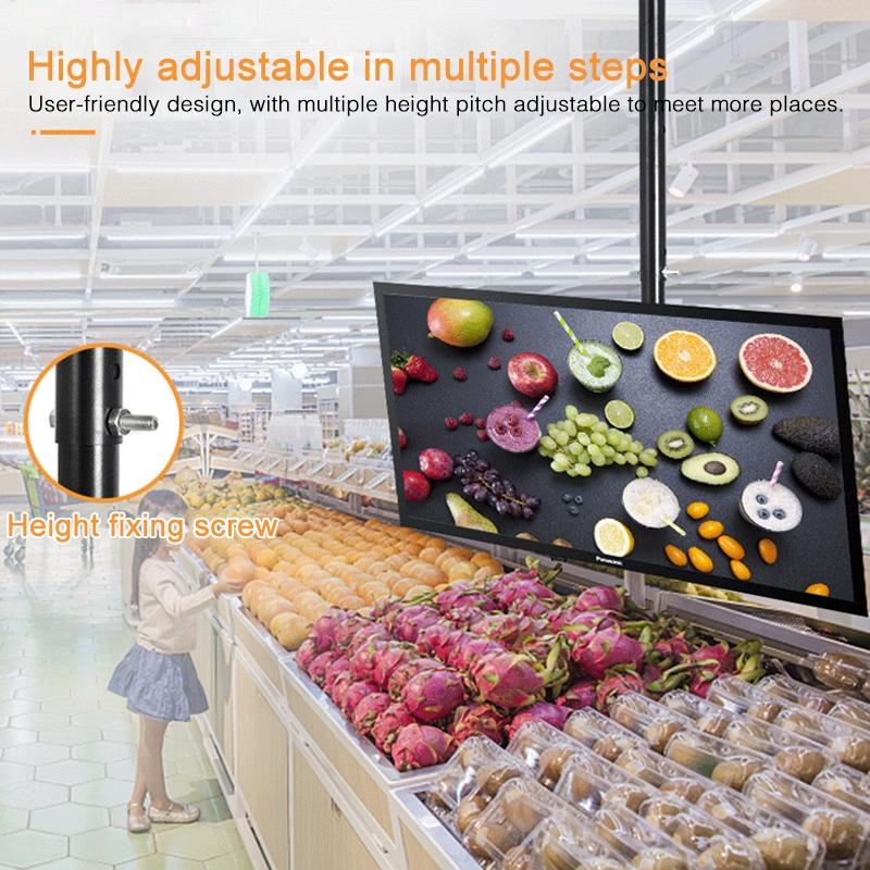 Adjustable Single Screen Tv Wall / Ceiling Mount - 26-60 Inch 0.5-1M Range-1964932362097790982