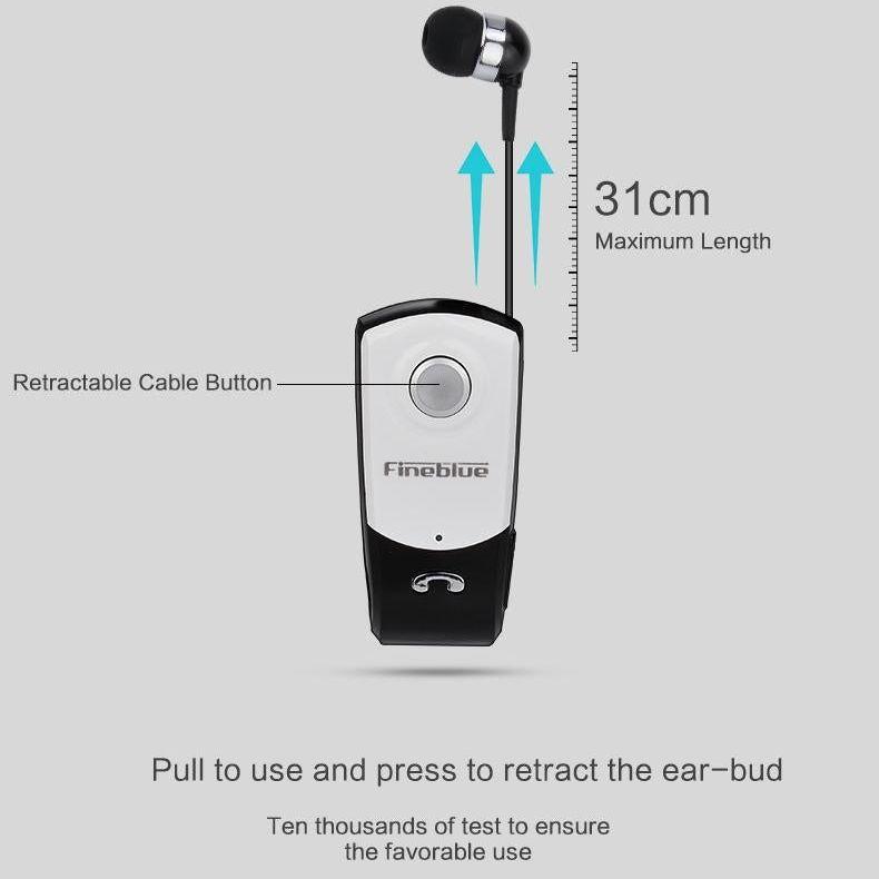 Retractable Bluetooth Headset With Caller Vibration Reminder-1915198135861383172